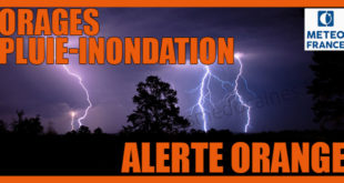 alerte orage & pluie-inondation : orange